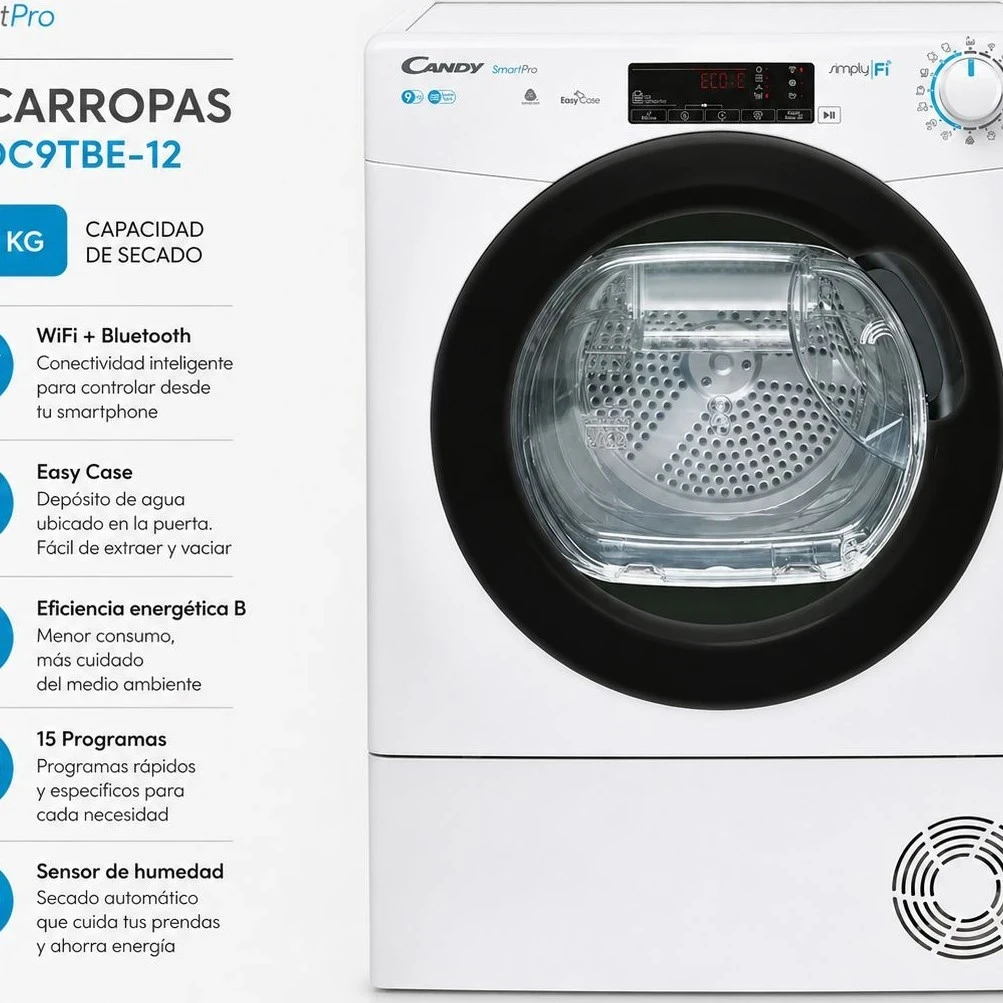 🧼 SECARROPAS CANDY 9KG BLANCO 