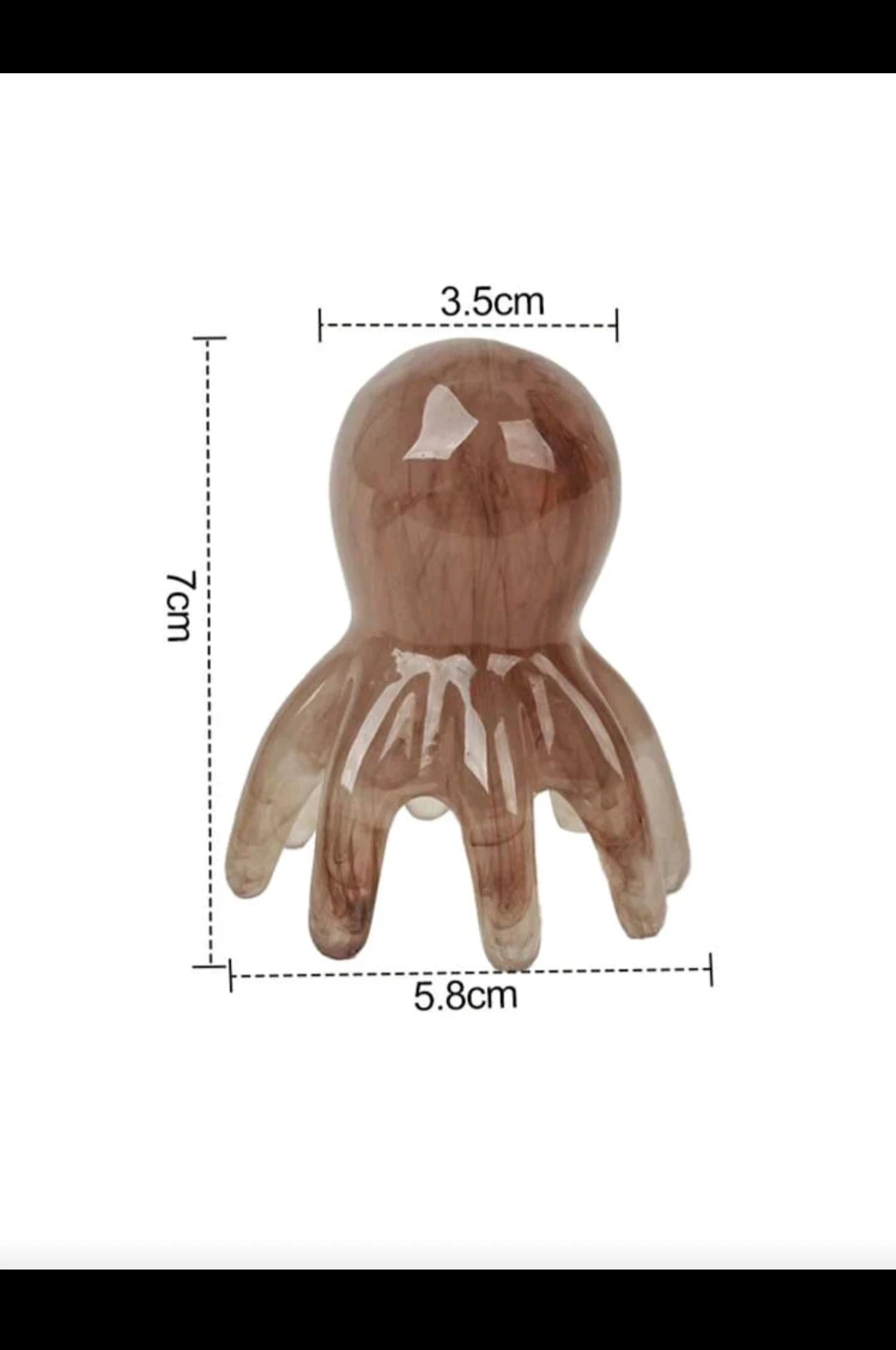 Masajeador de cuero cabelludo/ Forma de pulpo 🐙 7