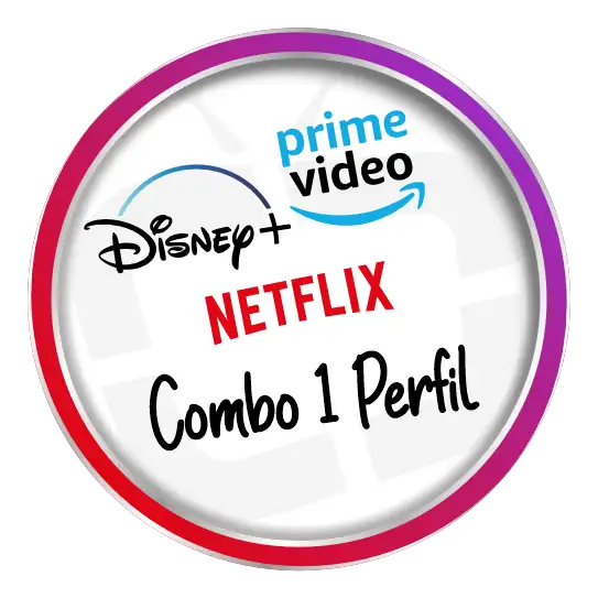  Combo Disney+ - Prime Video- Netflix 