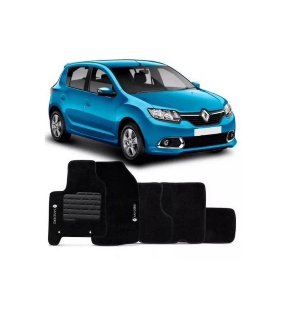 Piso Renault Sandero Alfombrado Bordado  