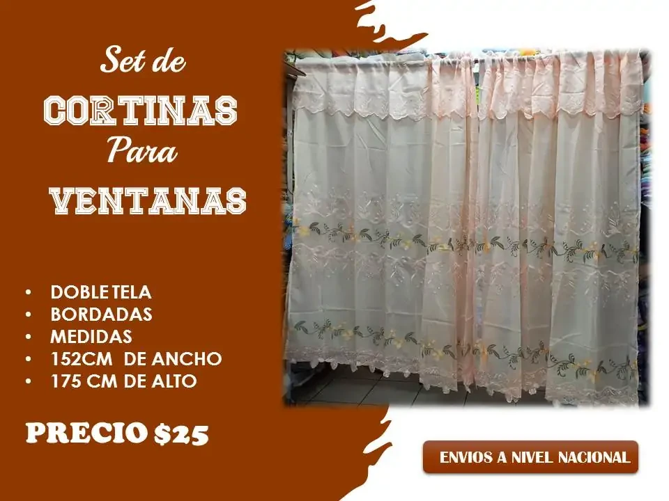 Set de cortina para ventana 