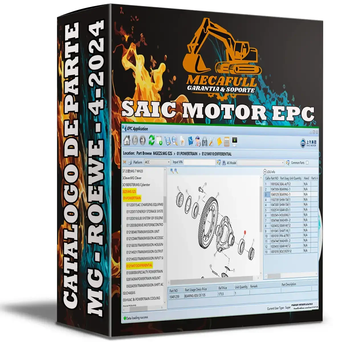 SAIC MOTOR/ MG  EPC 4/2024 