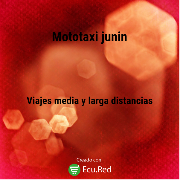 Mototaxi junin