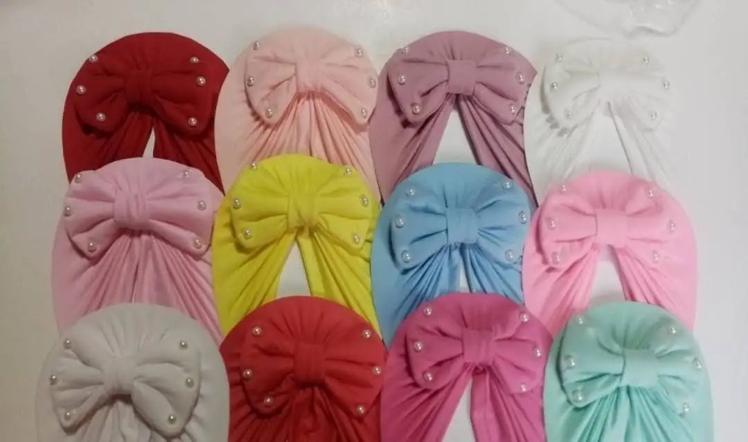 Turbante lazo con perlas 
