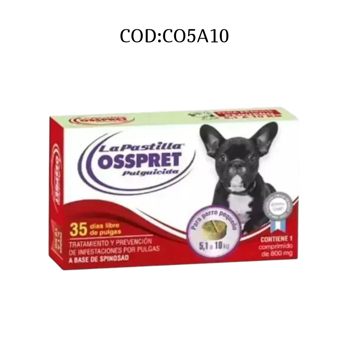 COMPRIMIDO OSSPRET DE 5A10KG
