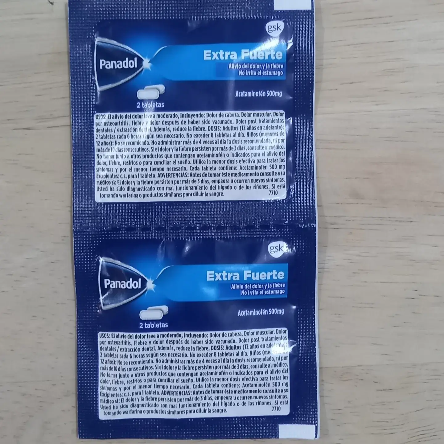 Panadol extra fuerte