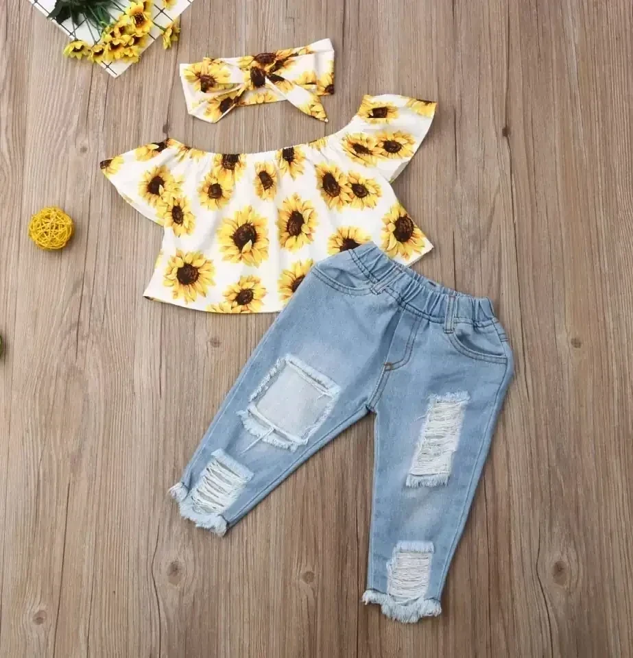 CONJUNTO DE GIRASOLES 