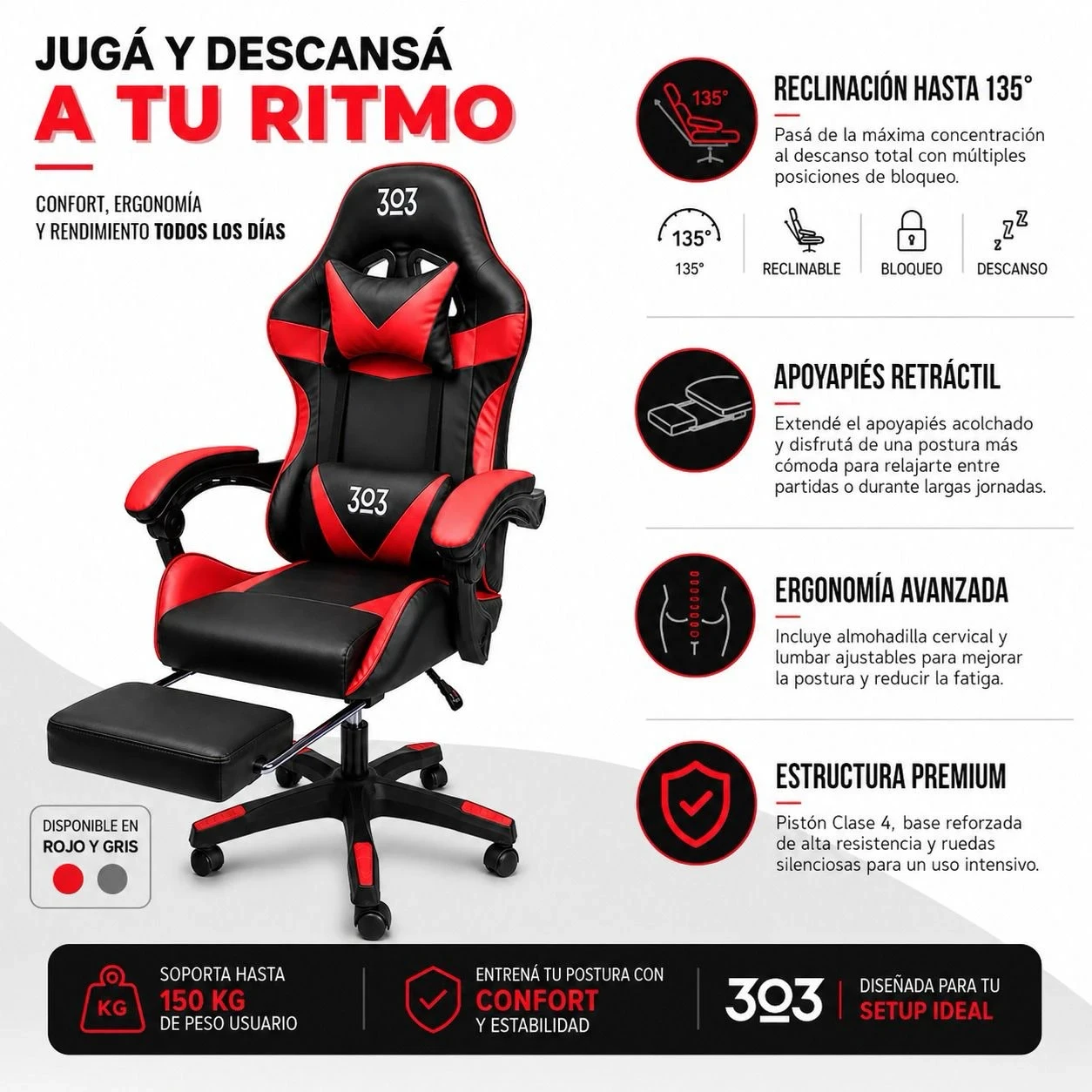 SILLA GAMER SG NR 01