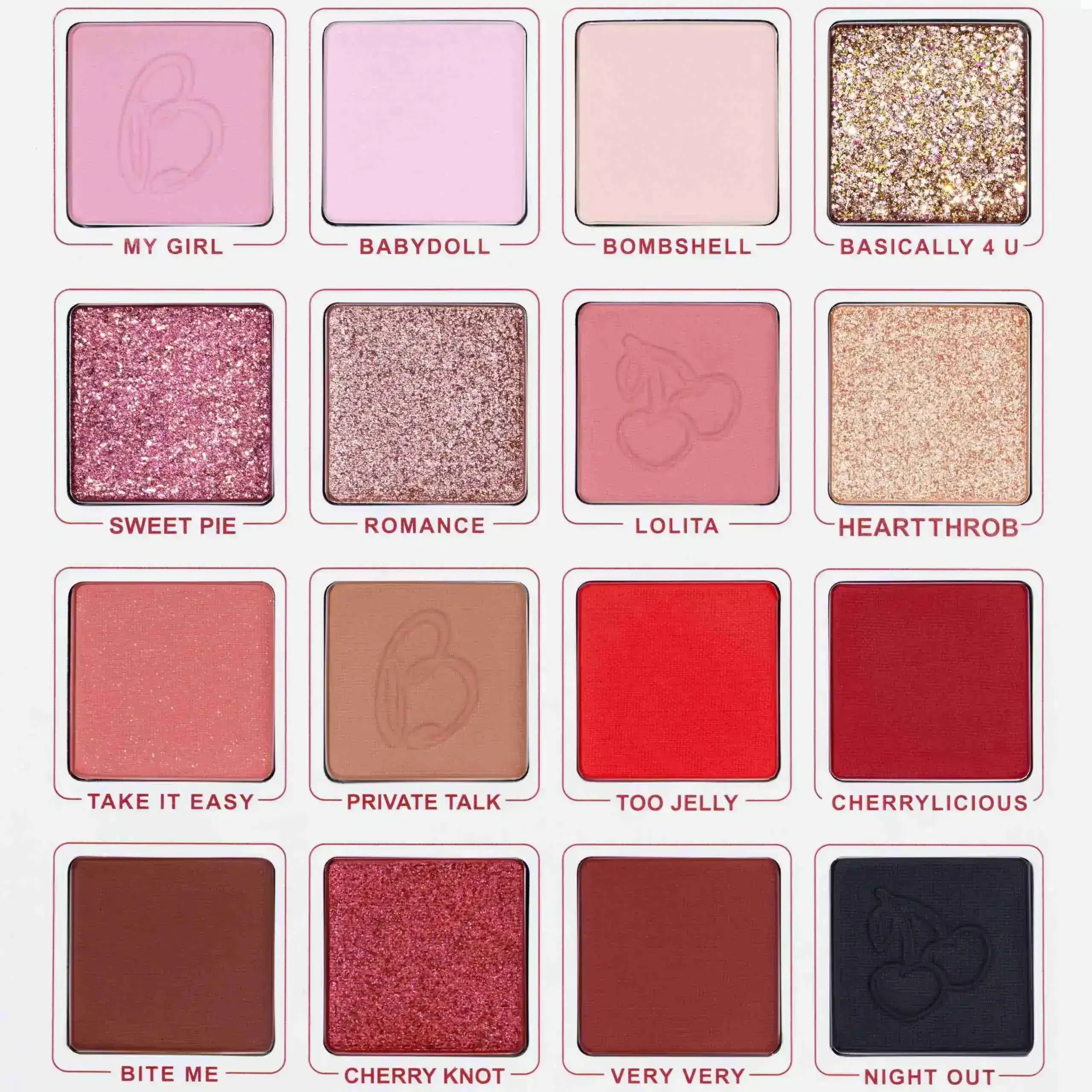 Paleta de Sombras Very Cherry - BeBella 2
