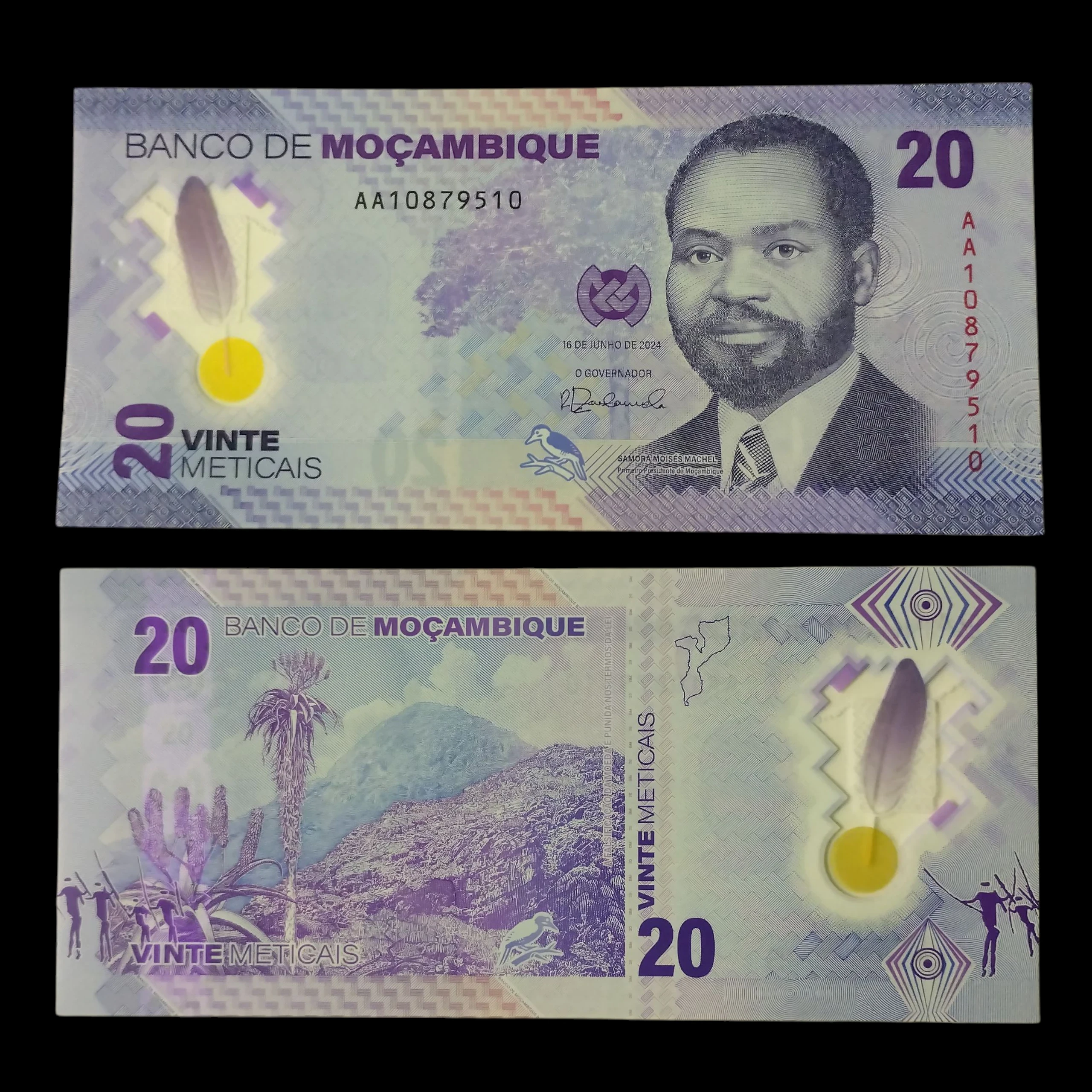 • Mozambique 20 meticais UNC