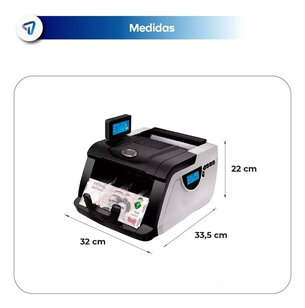 Contadora De Billetes Máquina Cuenta Dinero  DBC-002 2