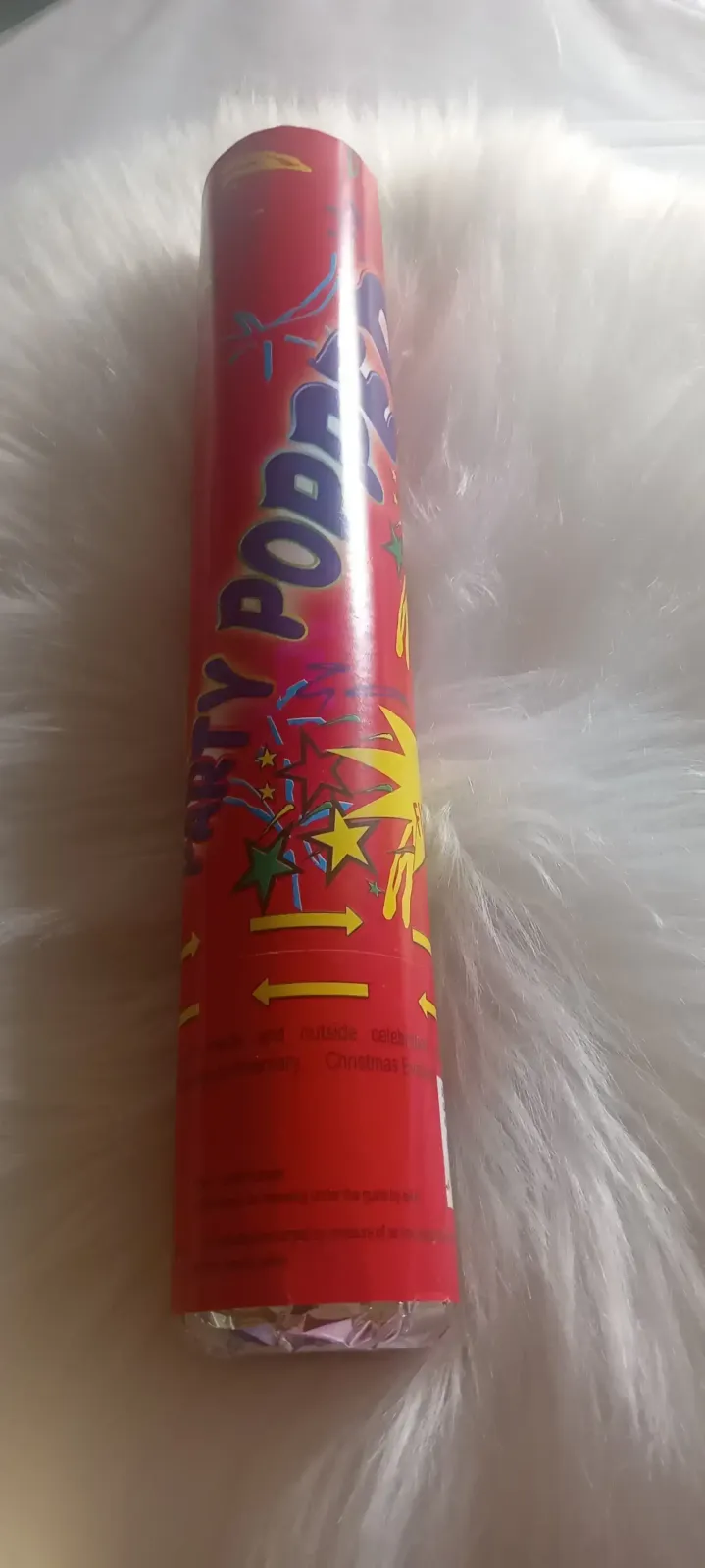 Bazuca para fiestas lanza confeti 28 cm aprox