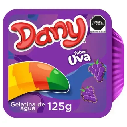 GELATINA SABOR UVA DANY 125 G 