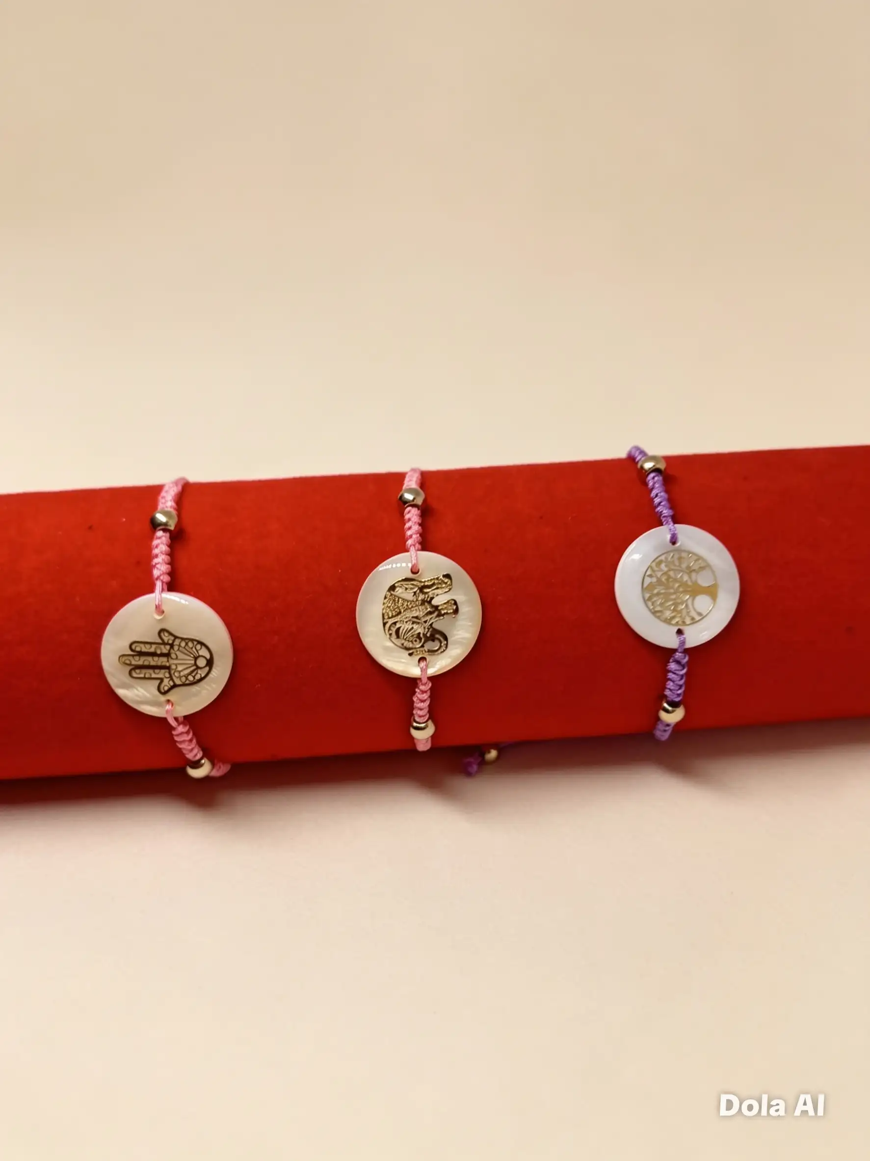 Pulseras de concha 