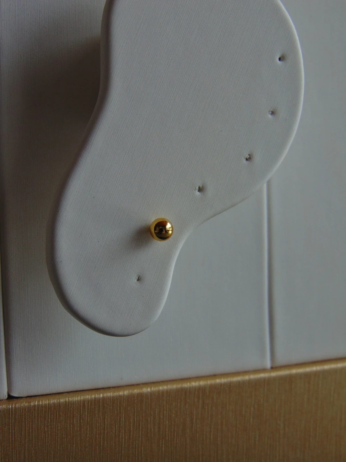 TOPOS ACERO BALIN DORADO 3MM  2