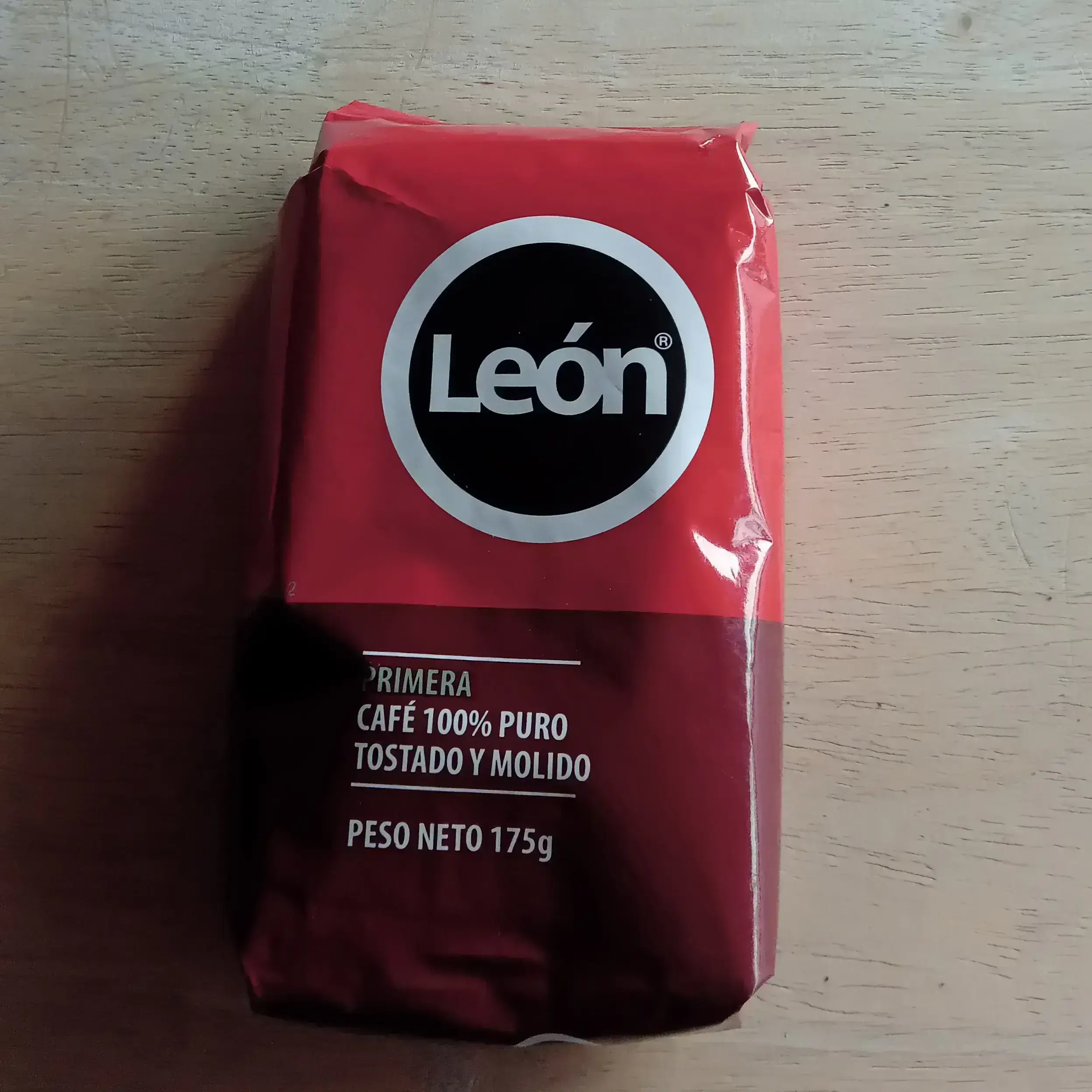 Café León 100% puro tostado y molido 175 g