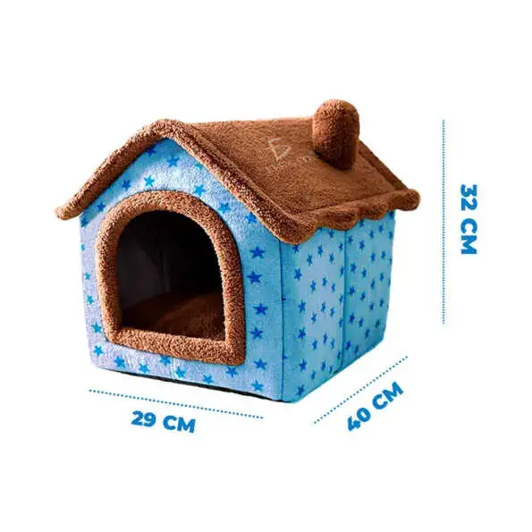 Casa Cama Para Mascotas De Esponja  3