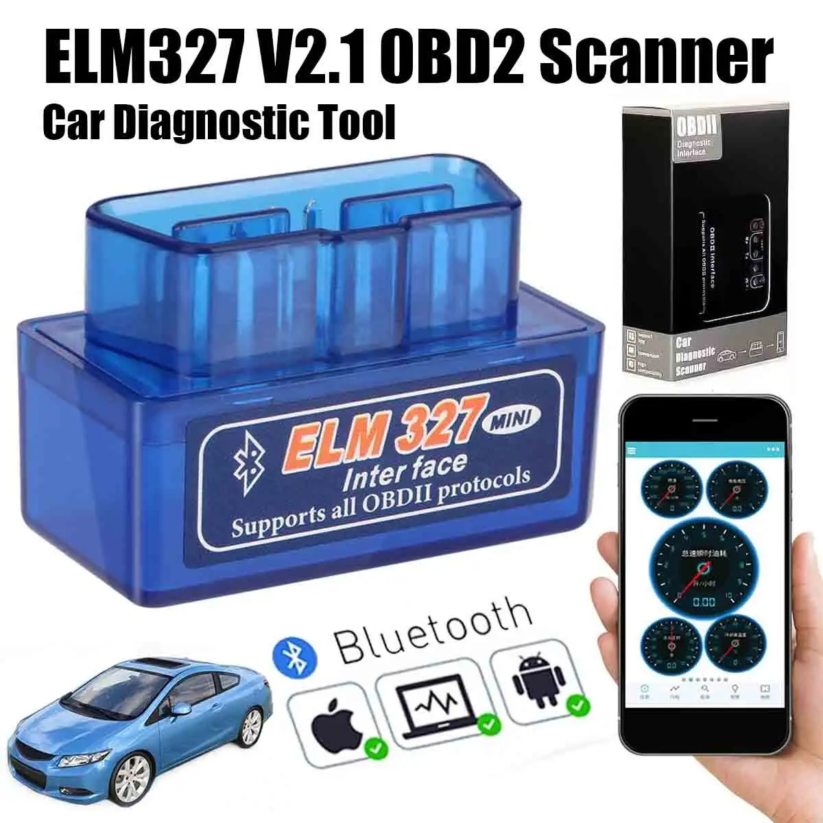 ESCÁNER OBD2 BLUETOOTH  3