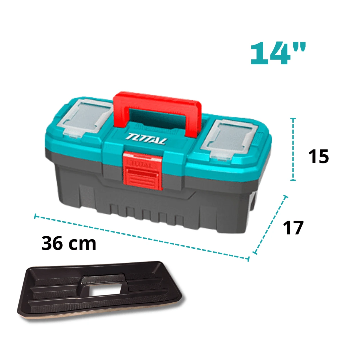 Set de caja para herramientas 3 en 1 total 3