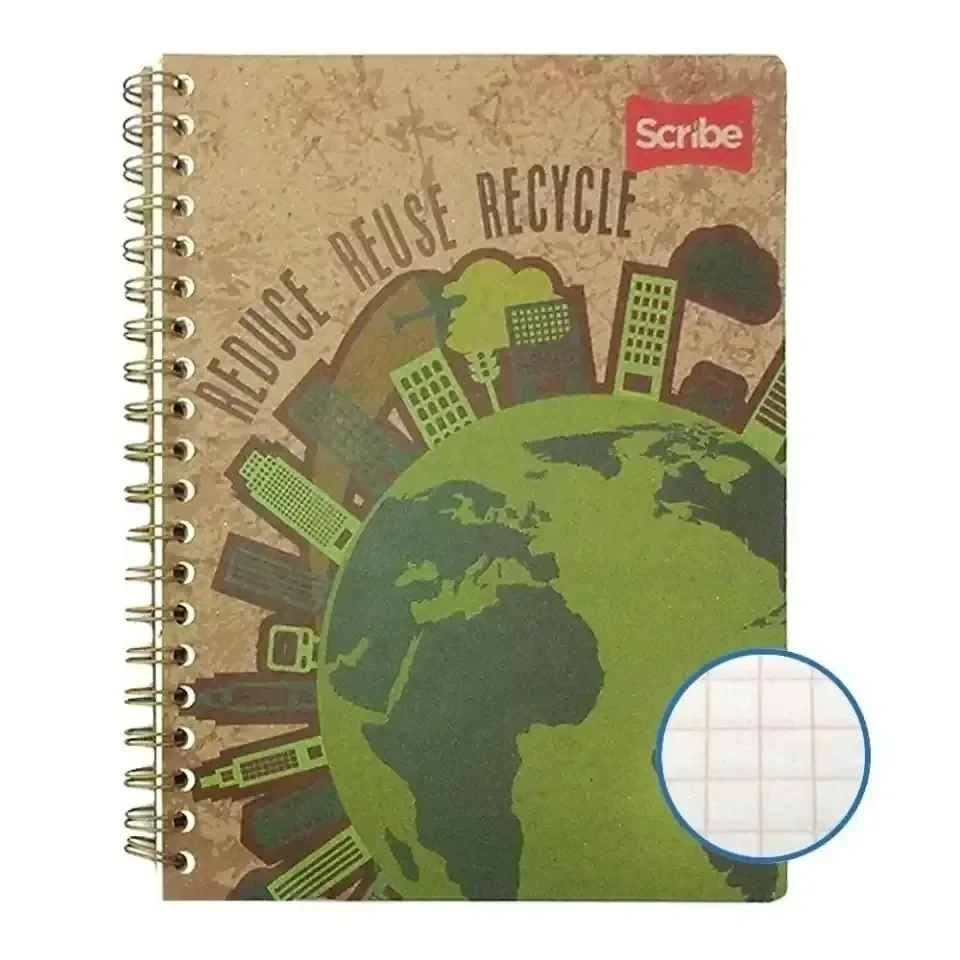 Cuaderno profesional c5 ecológico 100 h espiral-doble 2