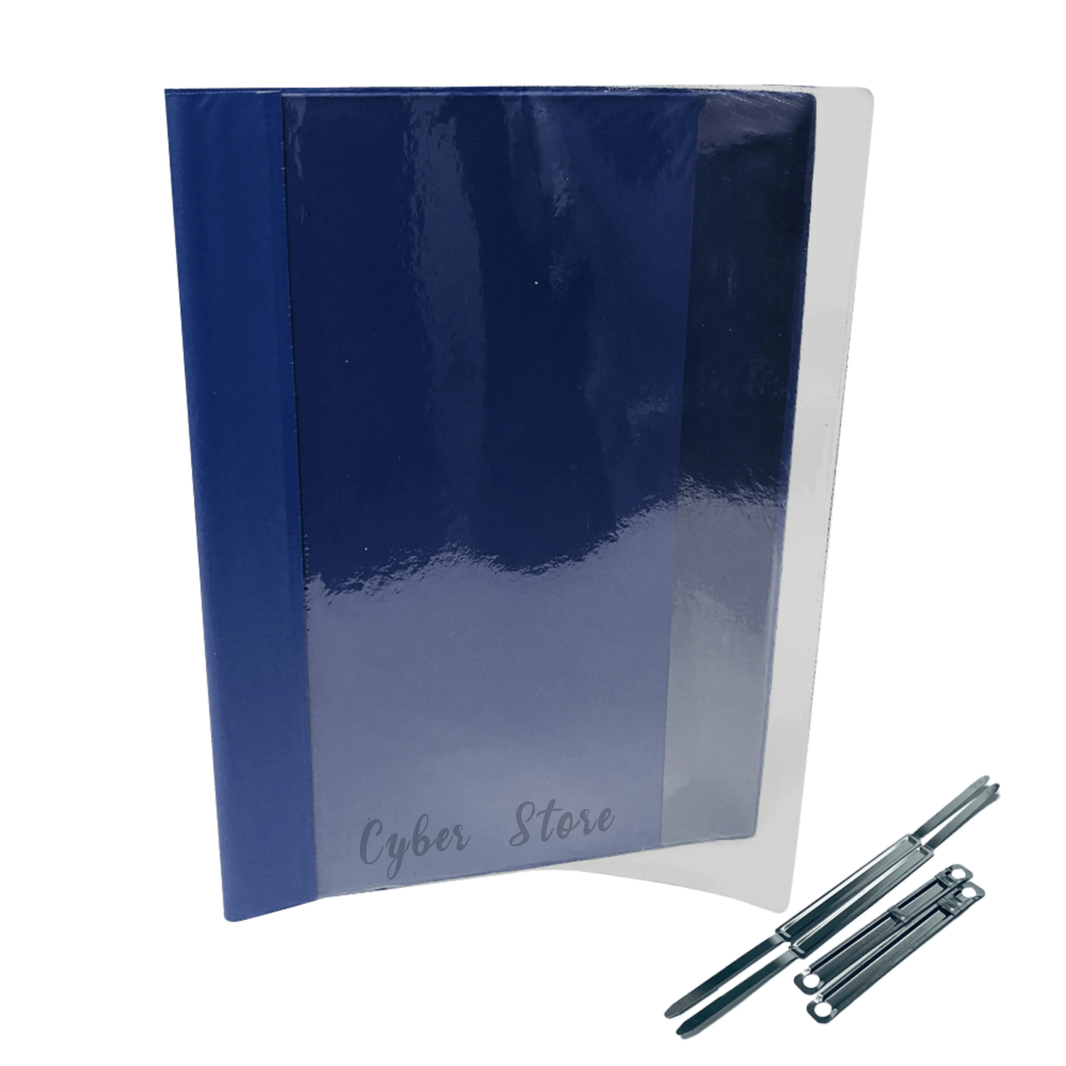 Carpeta plastica Oficio azul marino