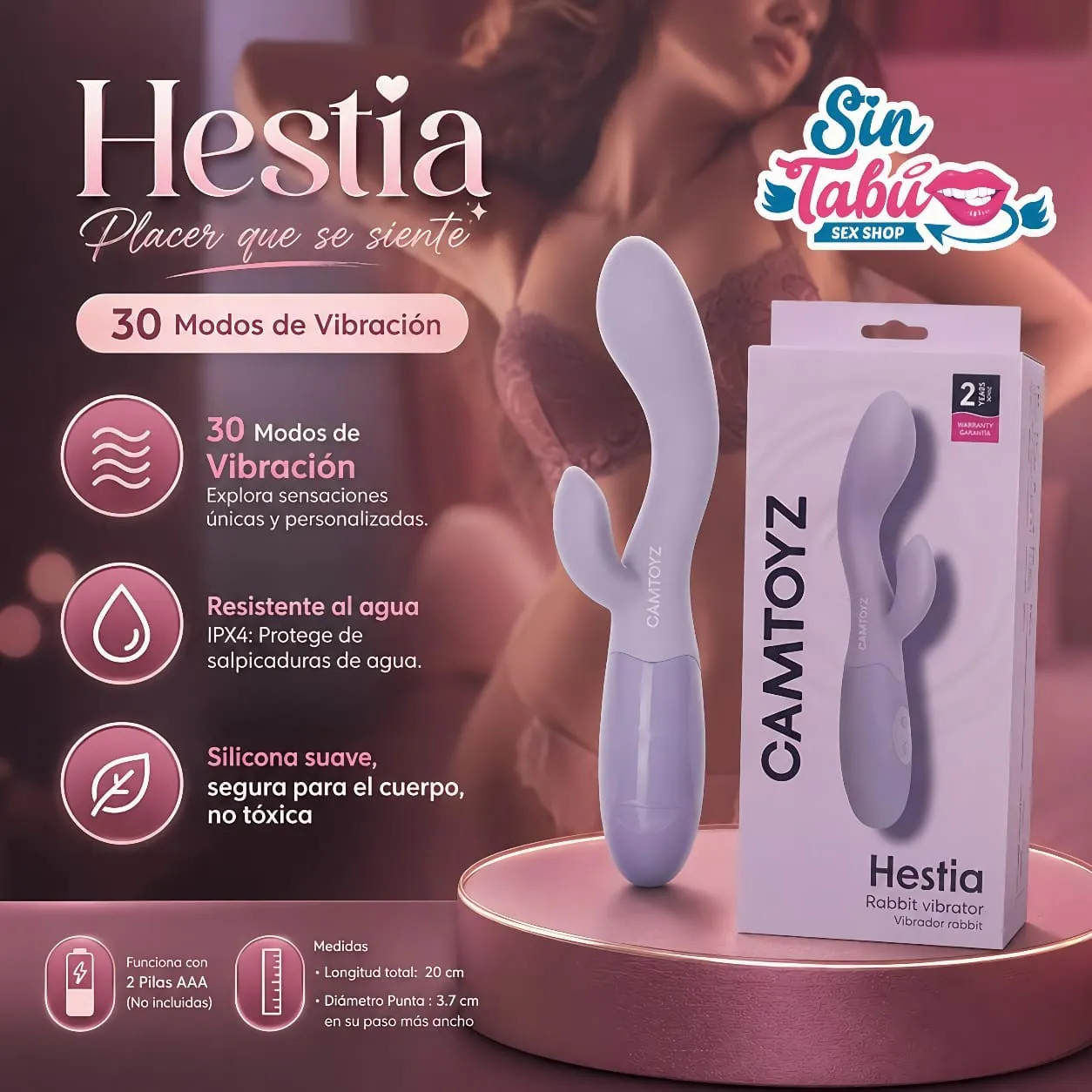 VIBRADOR HESTIA