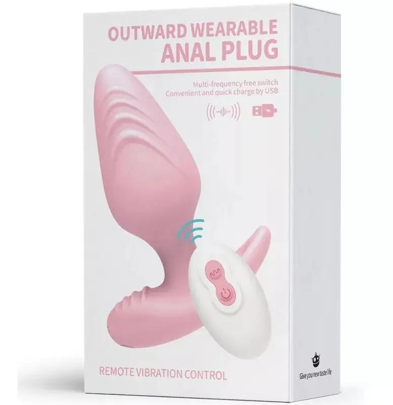 Outward Wearable Anal Plug 