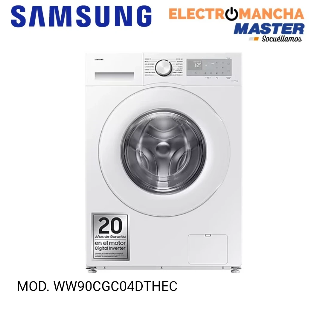 LAVADORA SAMSUNG MOD. WW90CGC04DTHEC 9 KILOS A