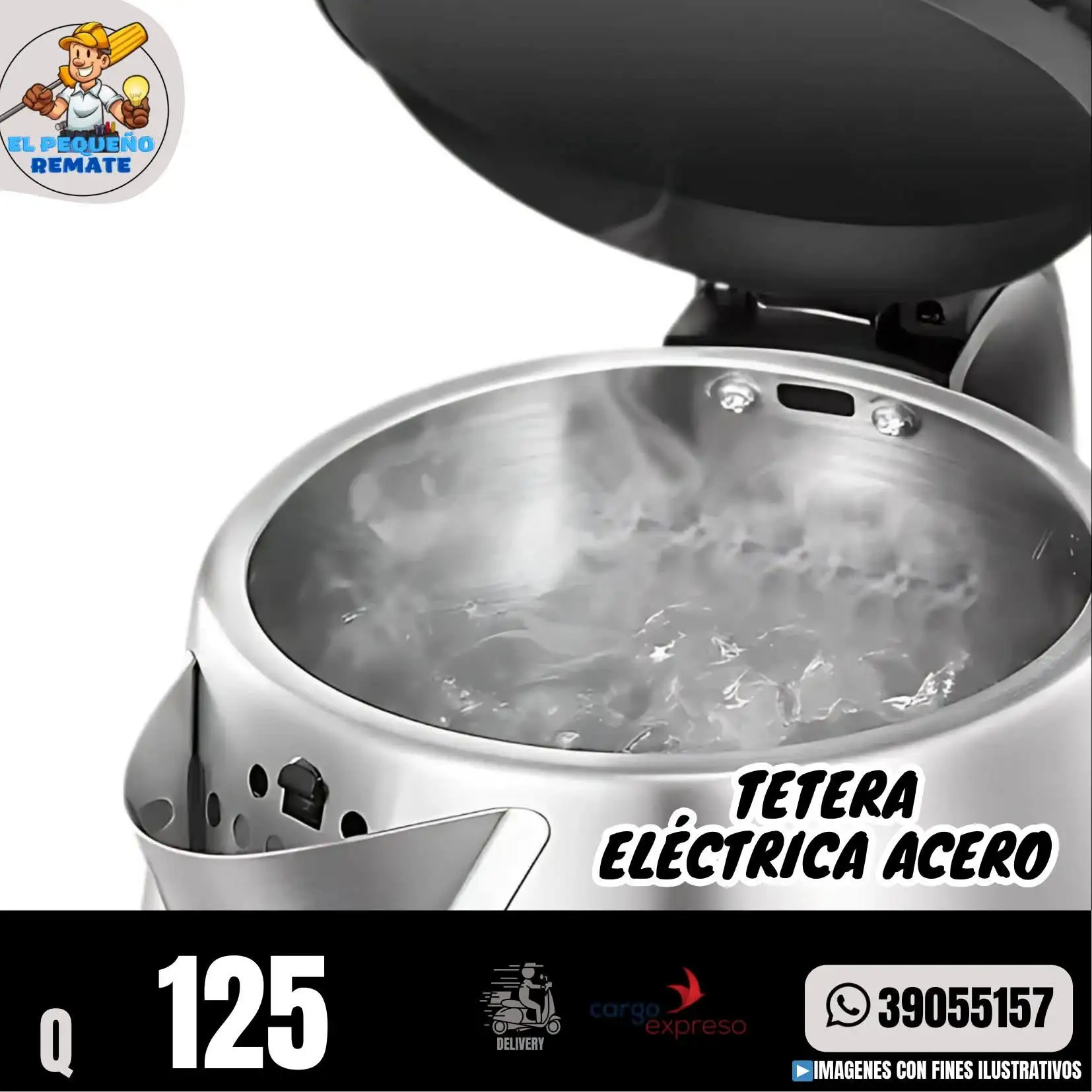 Tetera Hervidora eléctrica 3