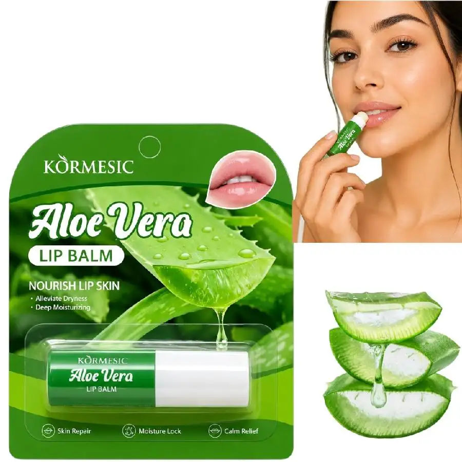 Lip balm hidratante de labios aloe vera kormesic 