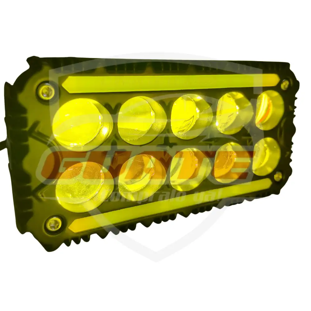 NEBLINERAS 10 LUPAS BICOLOR DRL RGB  4