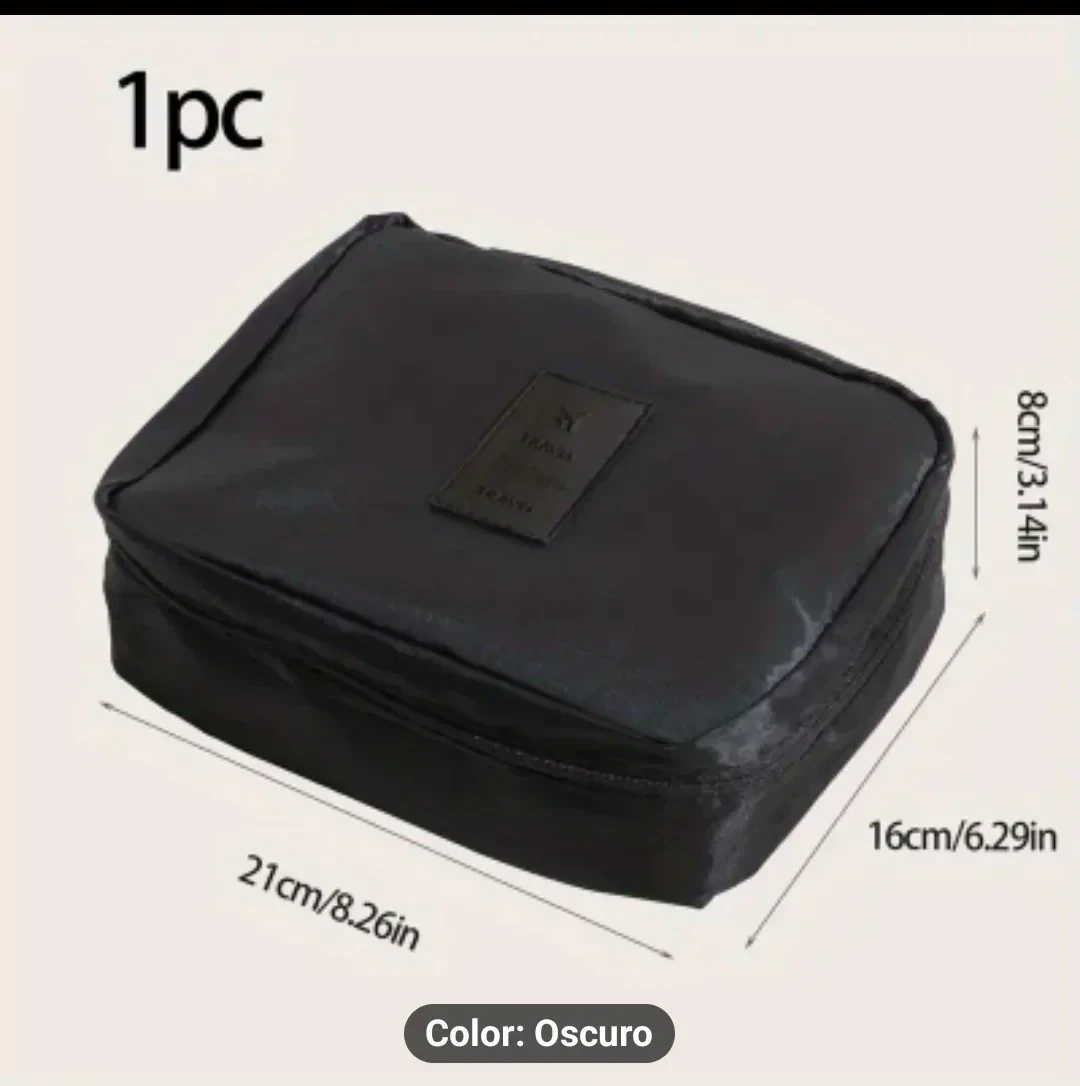 Bolsa Compacta Impermeable para Cosméticos y 4