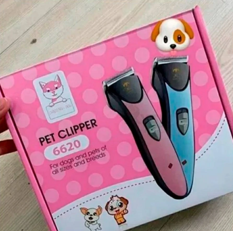Maquina Peluquera para mascotas Azul y rosado 7