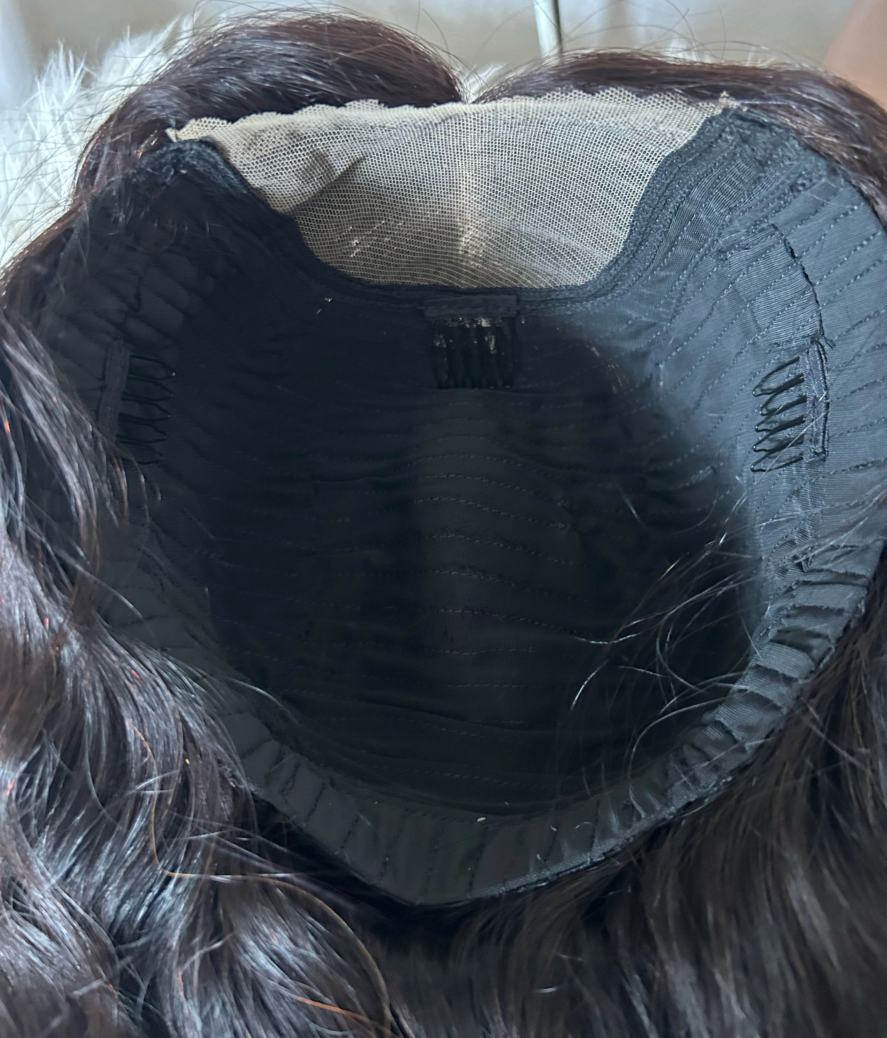 Peluca cabello humano ondulado, 14 pulgadas, frontal lace 4x4 glueless  6