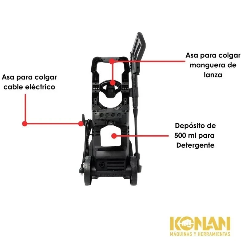 HIDROLAVADORA KONAN 2200W 150BAR 4