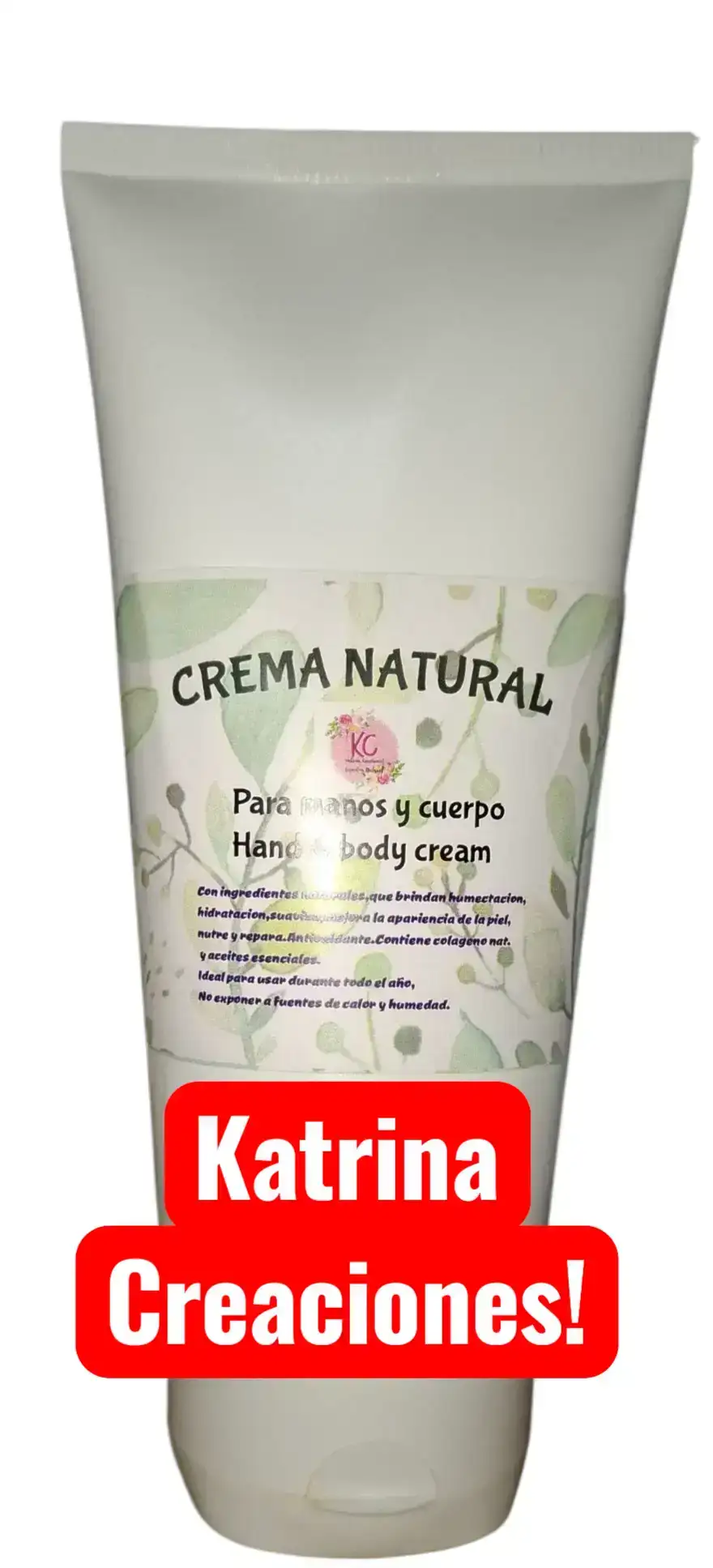 Crema para manos y cuerpo natural.Todo tipo de piel. 3