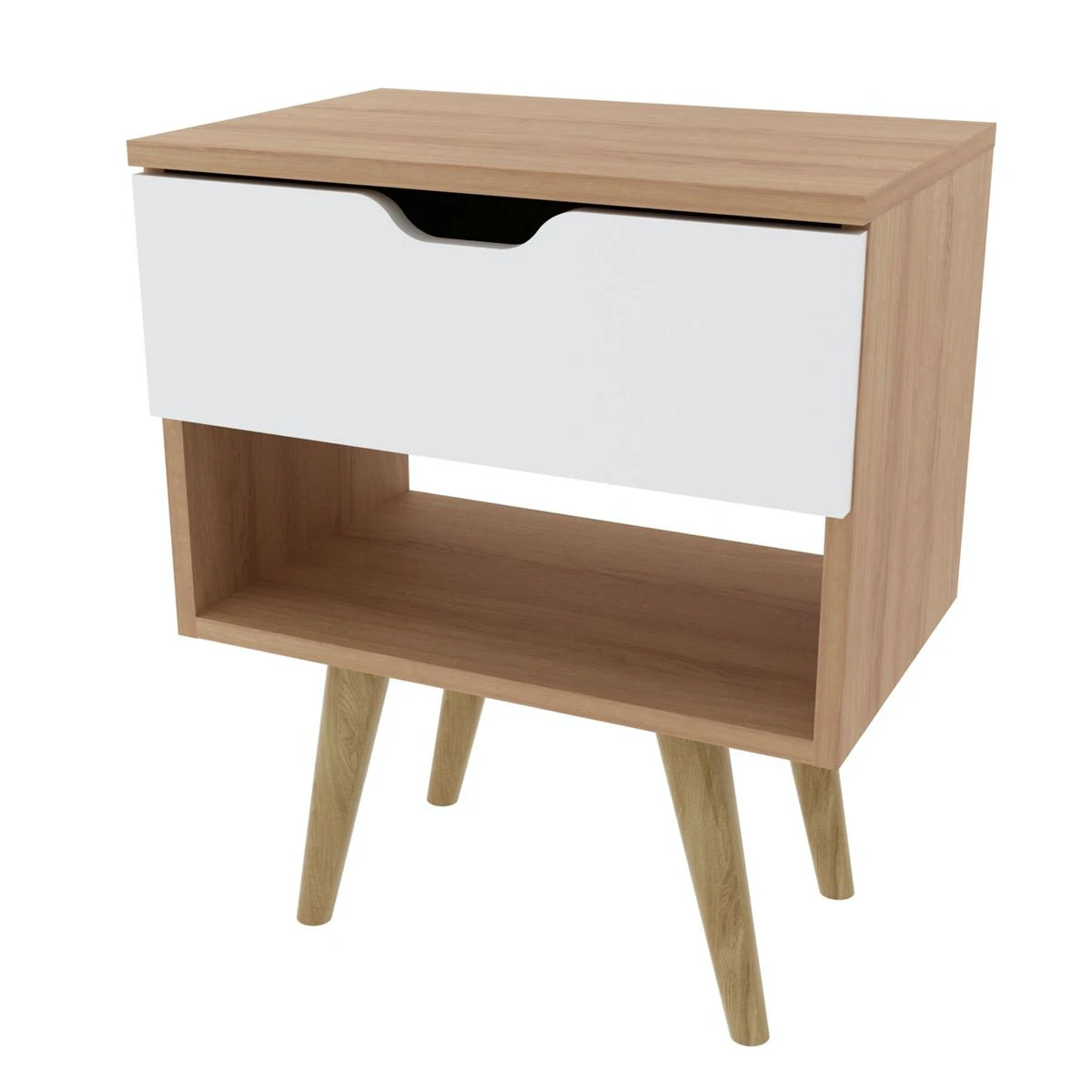 Mesa Noche ALMENDRA/BLANCO REF:CM8019.0001