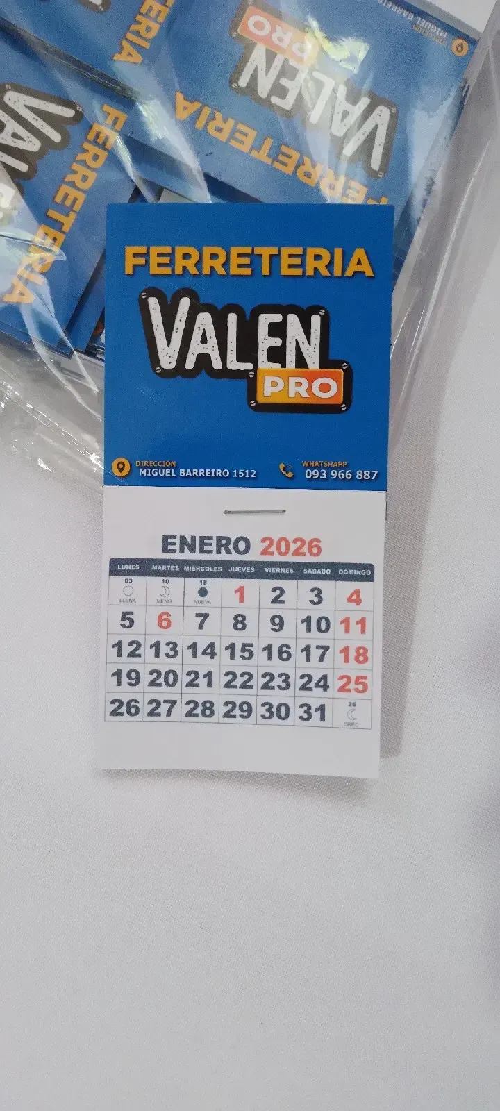 Calendario imán con libreta pack por 30 unidades  2