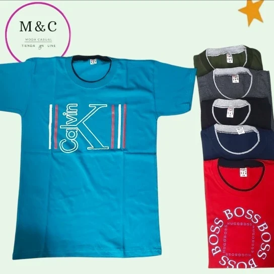 Playera T-6 marcas