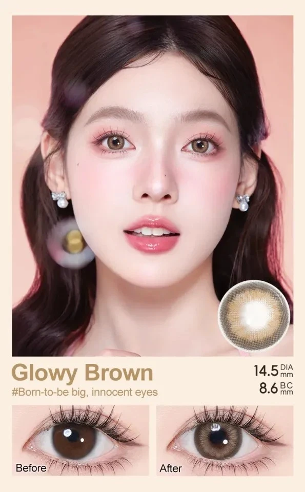 GLOWY BROWN - Diseño con bordes  5
