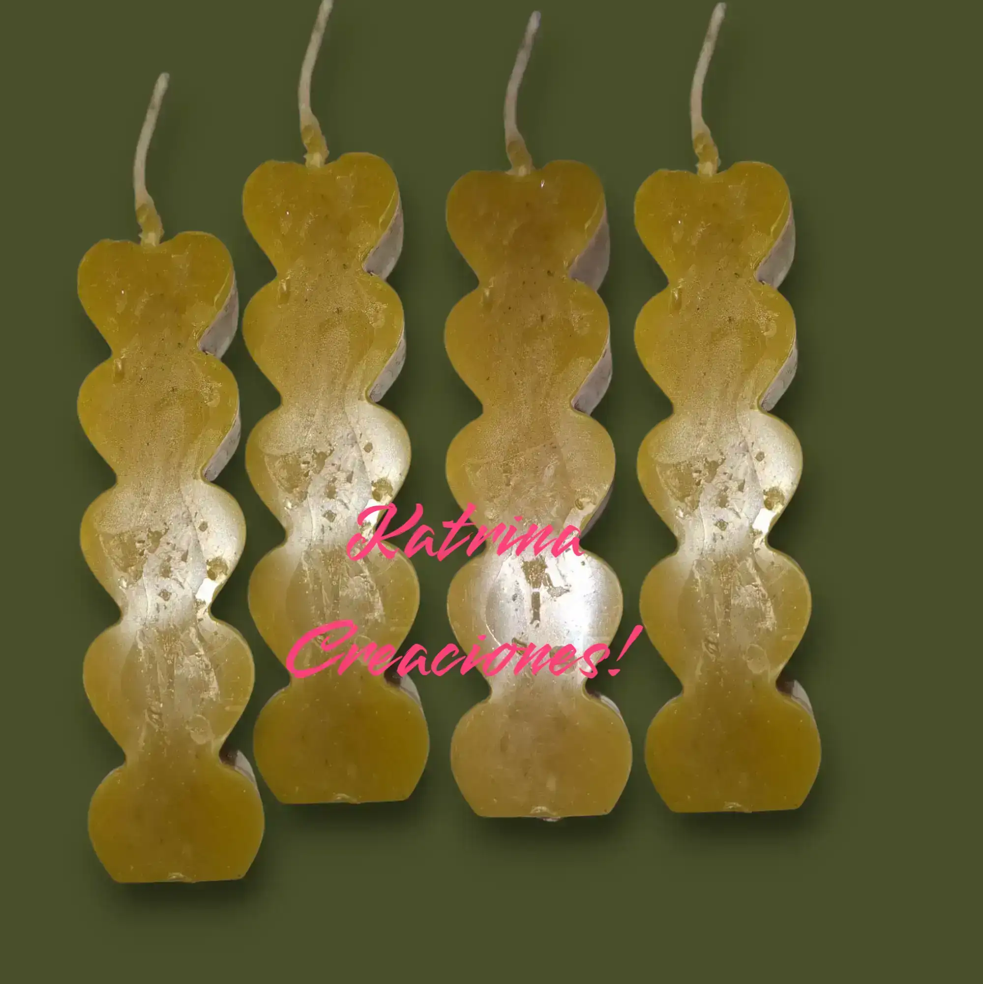 Velas de miel diferentes diseños. 2