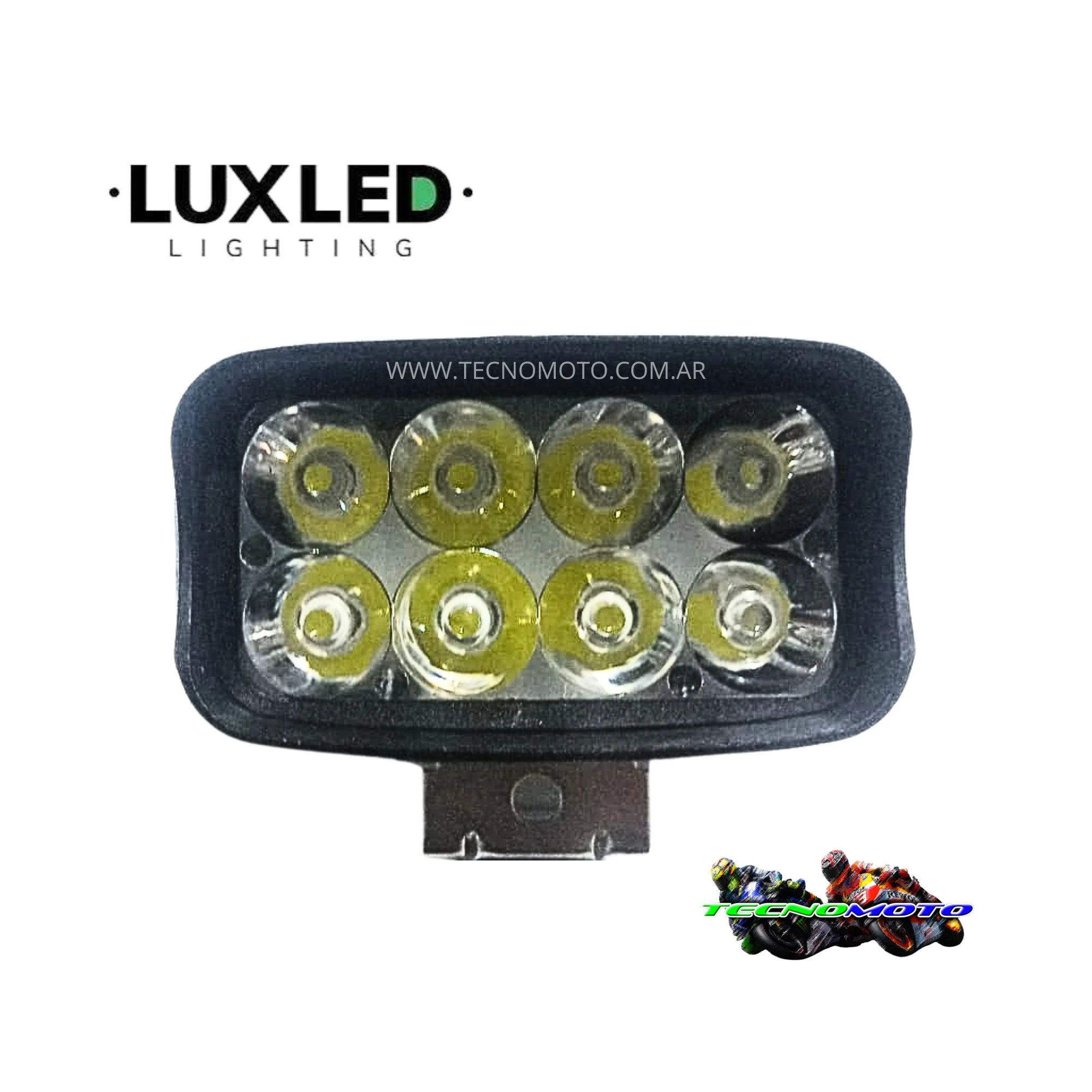 FAROL AUXILIAR LED RECTANGULAR 8LED DJ-KD7810W -50186