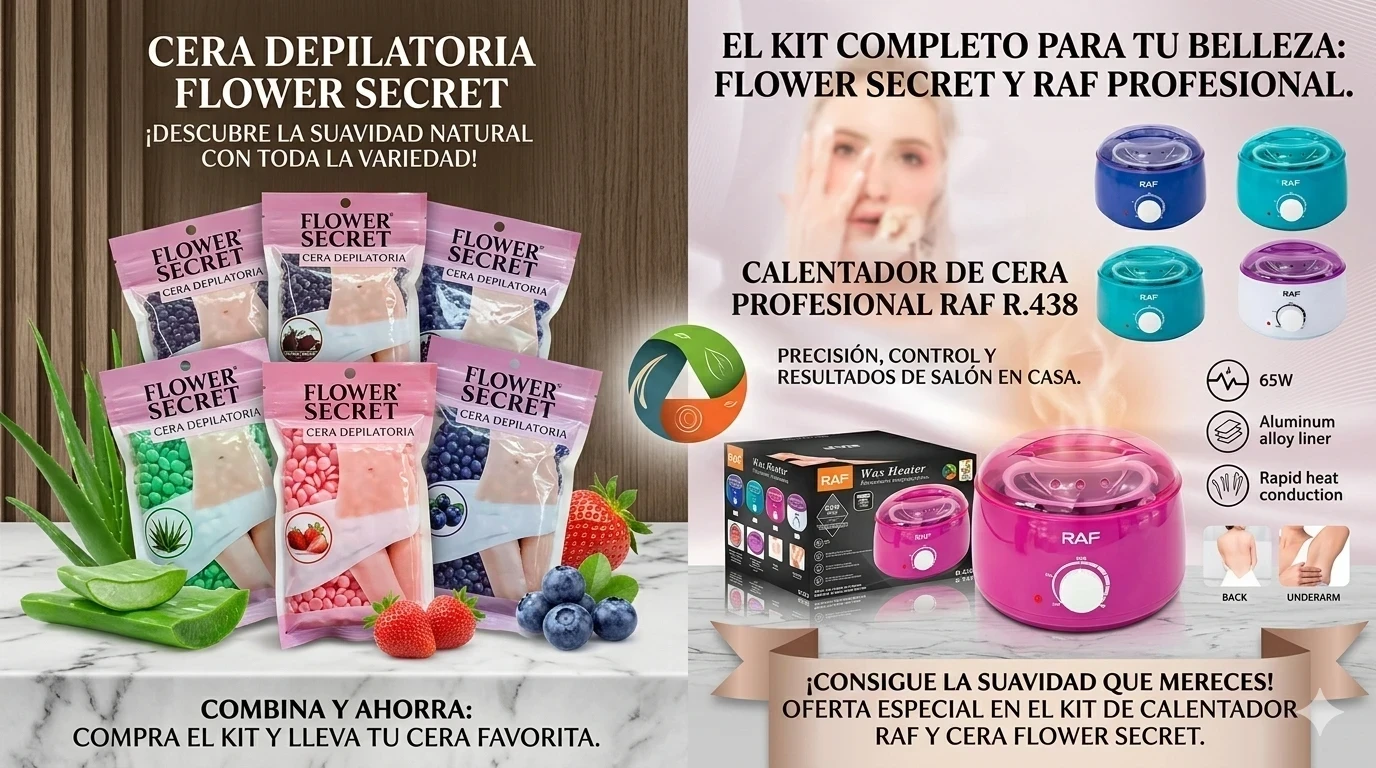 🧖‍♀️ olla cera depiladora RAF R.438 es ligero, potente y súper estético