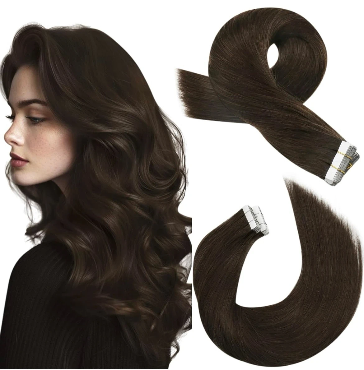 Extensiones tape #4 de 16 pulgadas, 50g 