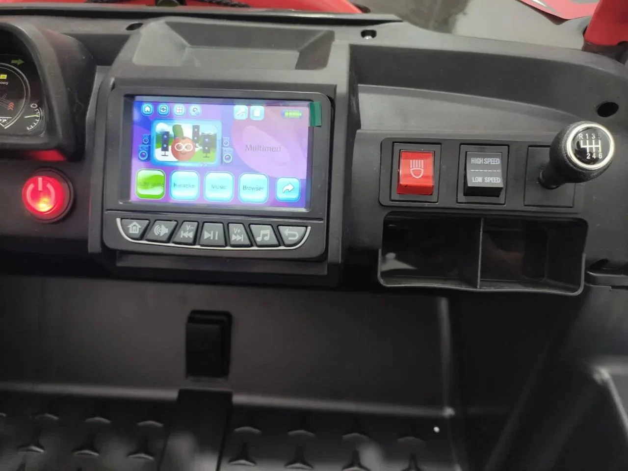 Carro Eléctrico Para Niño Buggy Gigante Con Pantalla de Video Gigante 1 a 8 años 6