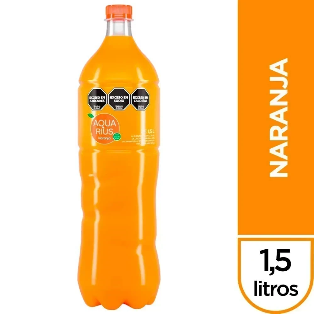 AQUARIUS NARANJA 1.5 lt