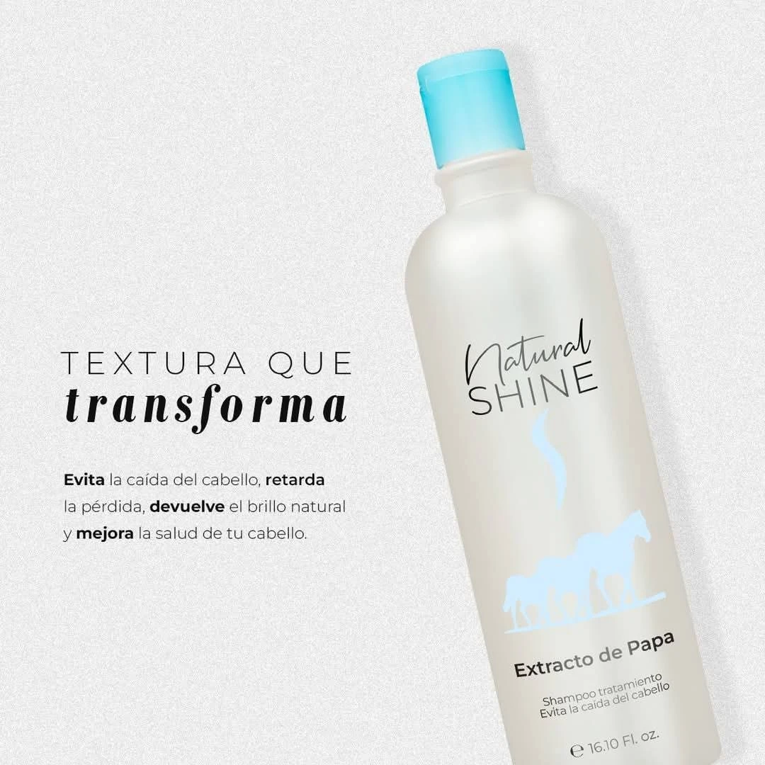 Shampoo Con Extracto de Papa 3
