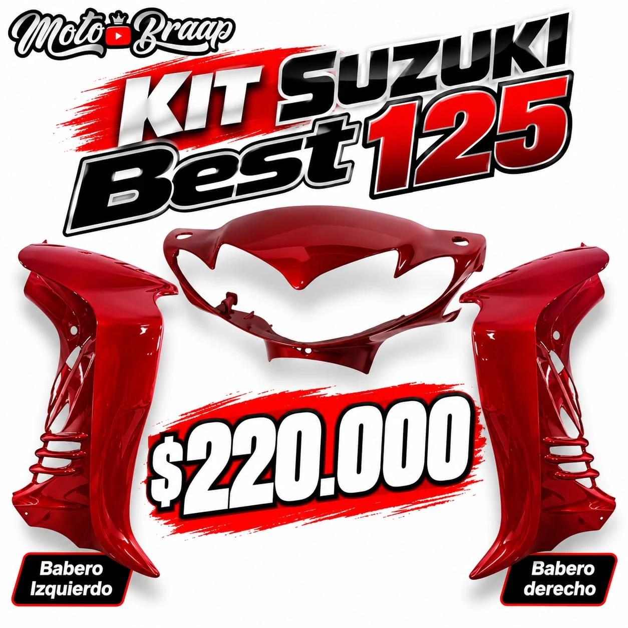 COMBO BEST 125 ROJO