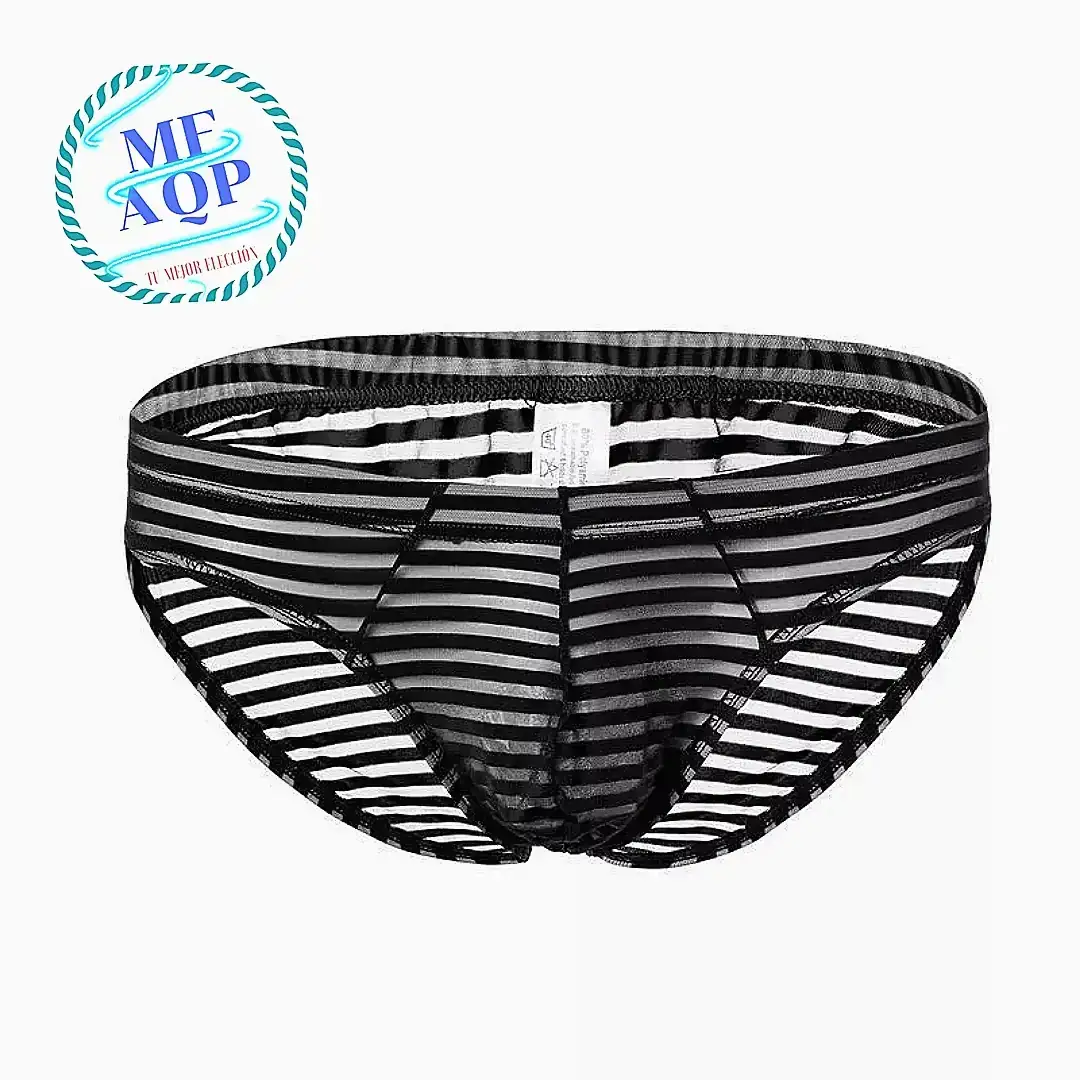 SLIP TRANSPARENTE A RAYAS 4