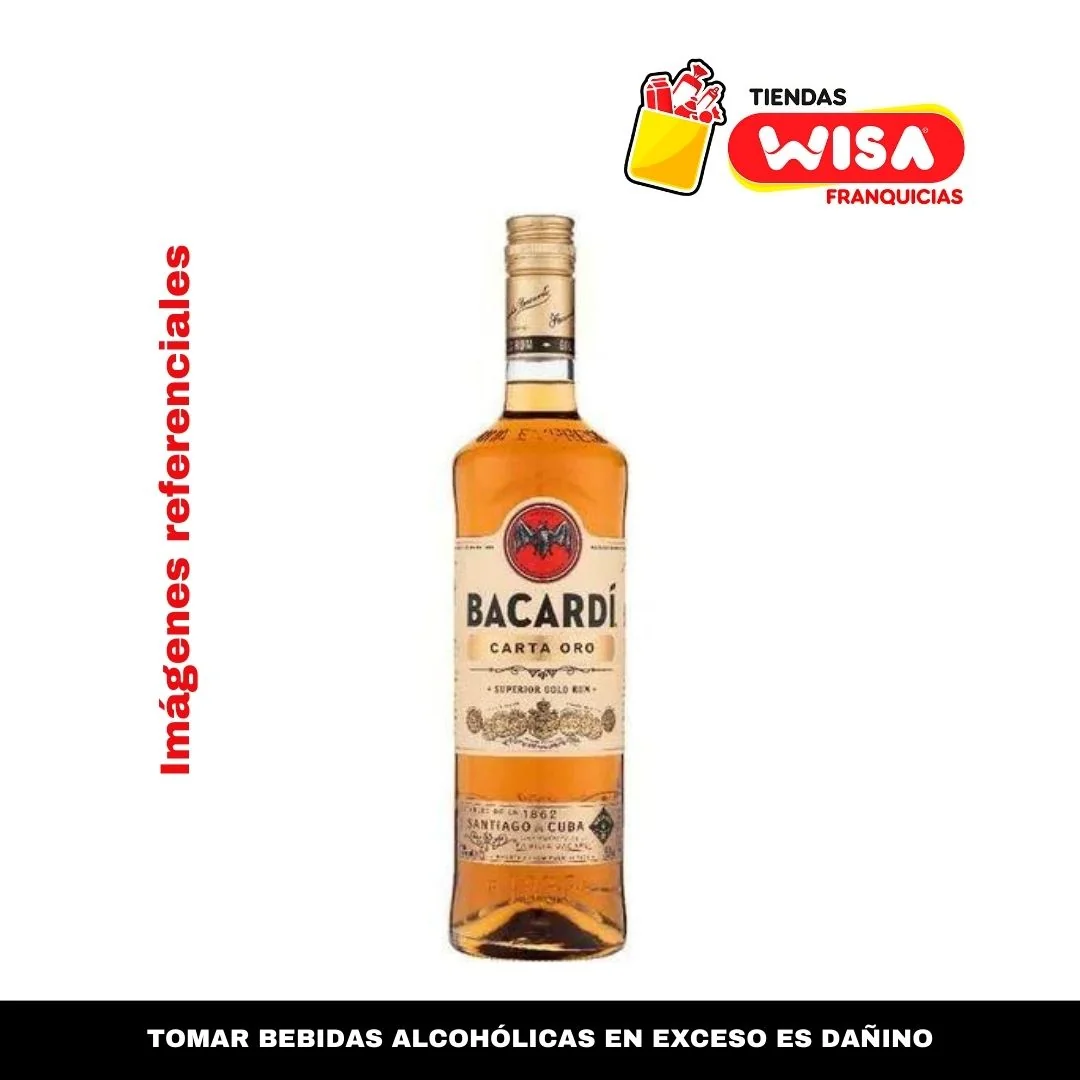 Ron Bacardi Carta Oro 750 ML
